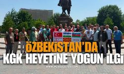 Özbekistan’da KGK heyetine yoğun ilgi