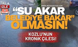 Kozlu’da Altyapı Çilesi Bitmiyor! "Su Akar Belediye Bakar" Olmasın