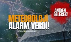 Meteoroloji Alarm Verdi! Aniden Gelecek!