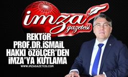 BEUN Rektörü Prof.Dr. İsmail Hakkı Özölçer'den İmza'yı Kutladı