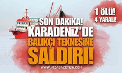 Son Dakika: Karadeniz'de Türk Balıkçı Teknesine Saldırı! 1 Ölü, 4 Yaralı