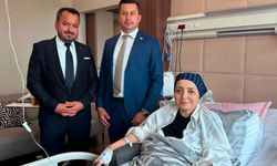 Karakoca ve Altun’dan Saadet Oruç’a Geçmiş Olsun Ziyareti