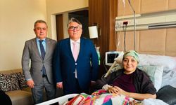 Rektör Özölçer'den Cumhurbaşkanı Başdanışmanı Saadet Oruç'a Geçmiş Olsun Ziyareti