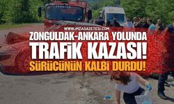 Zonguldak-Ankara Karayolunda Feci Kaza: Sürücünün Kalbi Durdu!