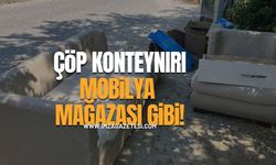 Çöp Konteynırı Mobilya Mağazası Gibi!