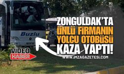 Zonguldak Uzunmehmet Camii Önünde Ünlü Otobüs Firması Kaza Yaptı!
