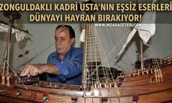 Zonguldaklı Kadri Usta’nın Eşsiz Eserleri Dünyayı Hayran Bırakıyor!