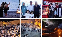 Zonguldak’ta Yıldızlar Altında Nostalji Rüzgarı... Kızlar Plajı’nda Sinema Keyfi