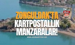 Zonguldak’ta Deniz Turkuaza Büründü! Ortaya Kartpostallık Manzaralar Çıktı!