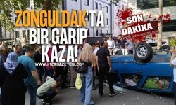 Zonguldak'ta bir garip kaza!