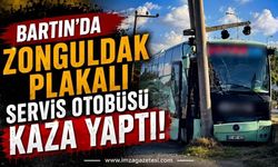Bartın'da Zonguldak Plakalı Servis Otobüsü Kaza Yaptı!
