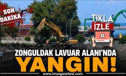 Zonguldak Lavuar Alanı'nda Yangın!