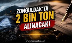 Zonguldak’ta 2 Bin Ton Alınacak!