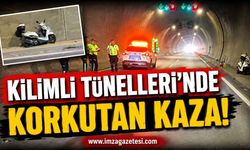 Kilimli Tünelleri'nde Korkutan Kaza!