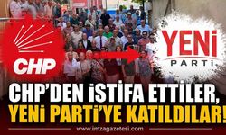 CHP'den İstifa Ettiler, Yeni Parti'ye Katıldılar!