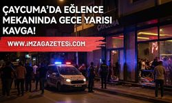 Çaycuma’da Eğlence Mekanında Gece Yarısı Kavga!