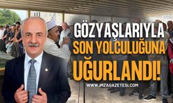 Yağmur Altında Son Yolculuğuna Gözyaşlarıyla Uğurlandı!