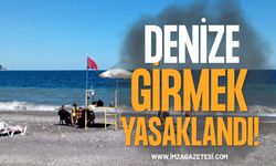 Kızlar Plajı'nda Denize Girme Yasakalandı!