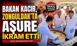 Bakan Kacır, Zonguldak'ta Aşure İkram Etti!