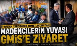 Bakan Yardımcısı Ahmet Aydın'dan Madencilerin Yuvası GMİS’e Ziyaret
