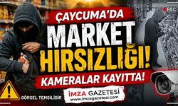 Çaycuma’da Market Hırsızlığı! Kameralar Kayıtta!