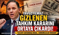 Yavuzyılmaz Gizlenen Tahkim Kararını Ortaya Çıkardı! "Cezayı Vatandaş Değil, Sorumlular Ödesin"