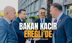 Bakan Kacır Ereğli'de. Sanayi Ve Teknoloji Rüzgarı Esiyor