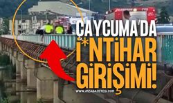 Çaycuma Köprüsü'nde Bir Vatandaş Canına Kıymak İstedi!