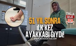 51 Yıl Sonra İlk Kez Ayakkabı Giydi! Melek'in Mutluluğu Duygulandırdı