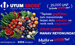 Tarladan sofranıza en taze ve kaliteli ürünler Uyum Gross Manav'da!