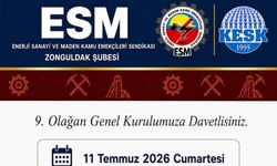 ESM 9. Olağan Genel Kurulu 11 Temmuz'da Yapılacak