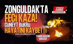 Zonguldak Devrek’te Alev Alan Arabada Sıkışan Cüneyt Bükrü Hayatını Kaybetti