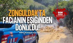 Zonguldak’ta Saman Yüklü Tırda Facianın Eşiğinden Dönüldü!