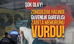 Zonguldak Halinde Olay: Güvenlik Görevlisi Zabıta Memurunu Silahla Vurdu!