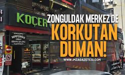 Zonguldak Merkezde Korkutan Duman! İtfaiye Ekipleri Harekete Geçti
