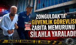 Zonguldak'ta Güvenlik Görevlisi, Zabıta Memurunu Silahla Yaraladı!