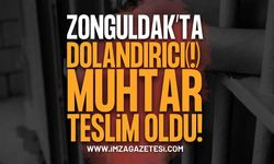 Zonguldak'ta Hakkında Yakalama Kararı Bulunan Muhtar Teslim Oldu!