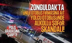 Zonguldak'ta Skandal Gece: Ünlü Firmaya Ait Yolcu Otobüsünün Şoförü Alkollü Çıktı
