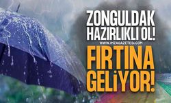 Zonguldak'ta Yağmur Bekleniyor: Fırtına Tehlikesi Var!