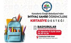 Belediyeden Kırtasiye Desteği!
