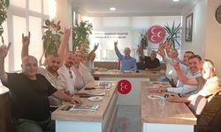 MHP Merkez İlçe Yeni Yönetim İlk Toplantısını Yaptı, Görev Dağılımı Tamamlandı