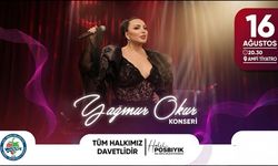Ereğli’de Yaz Etkinlikleri Yağmur Okur Konseri İle Devam Ediyor