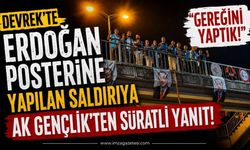 Devrek'te Cumhurbaşkanı Erdoğan Posterine Yapılan Saldırıya AK Gençlik'ten Süratli Yanıt: "Gereğini Yaptık!"
