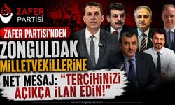 Zafer Partisi'nden Zonguldak Milletvekillerine Net Mesaj: "Tercihinizi Açıkça İlan Edin"