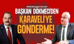 Başkan Altuğ Dökmeci'den Asfalt Dökerken Necdet Karaveli'ye Gönderme!