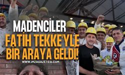 Madencilerden Trabzonspor'a ve Fatih Tekke'ye Anlamlı Ziyaret