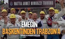 Emeğin Başkentinden Trabzon’a: Madencilerden Mattia Ahmet Minguzzi Tribünü’nde Unutulmaz Coşku...