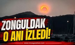 Zonguldak O Anı İzledi! Güneş Tutulması Büyüledi