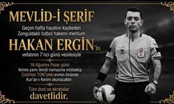 Merhum Hakem Hakan Ergin Dualarla Anılacak