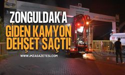 Zonguldak'a Giden Kamyon Dehşet Saçtı!